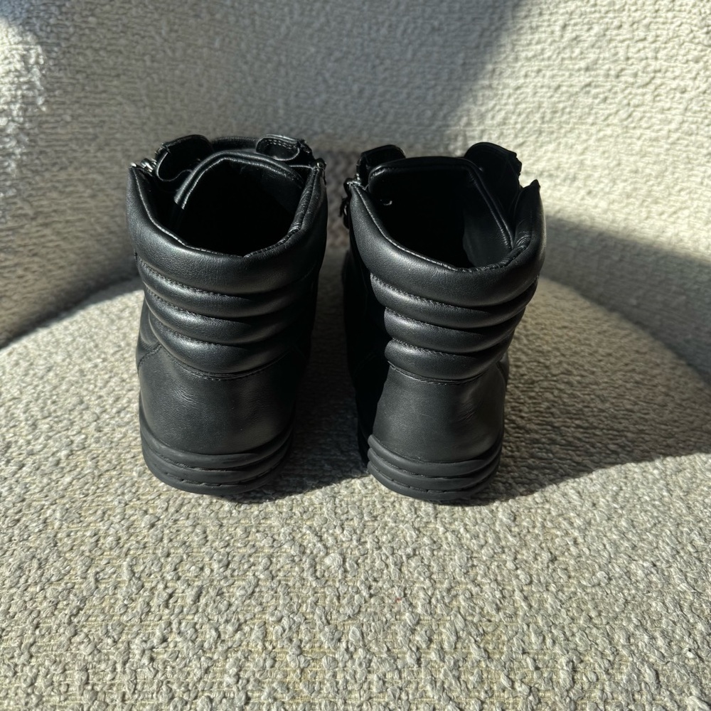 Chanel Lambskin Double Zip High Top Sneakers - Picture 6 of 8
